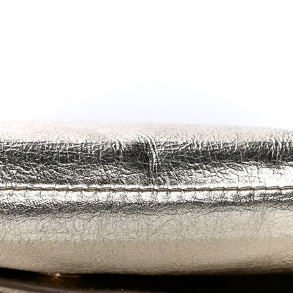Saint Laurent Metallic Calfskin Monogram Large Belle De Jour Clutch Gold 18 of 18