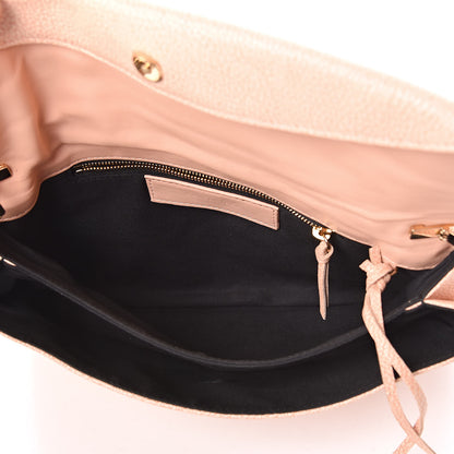 Balenciaga Chevre Gold Metallic Edge Hardware Envelope Clutch Rose Corail 5 of 8