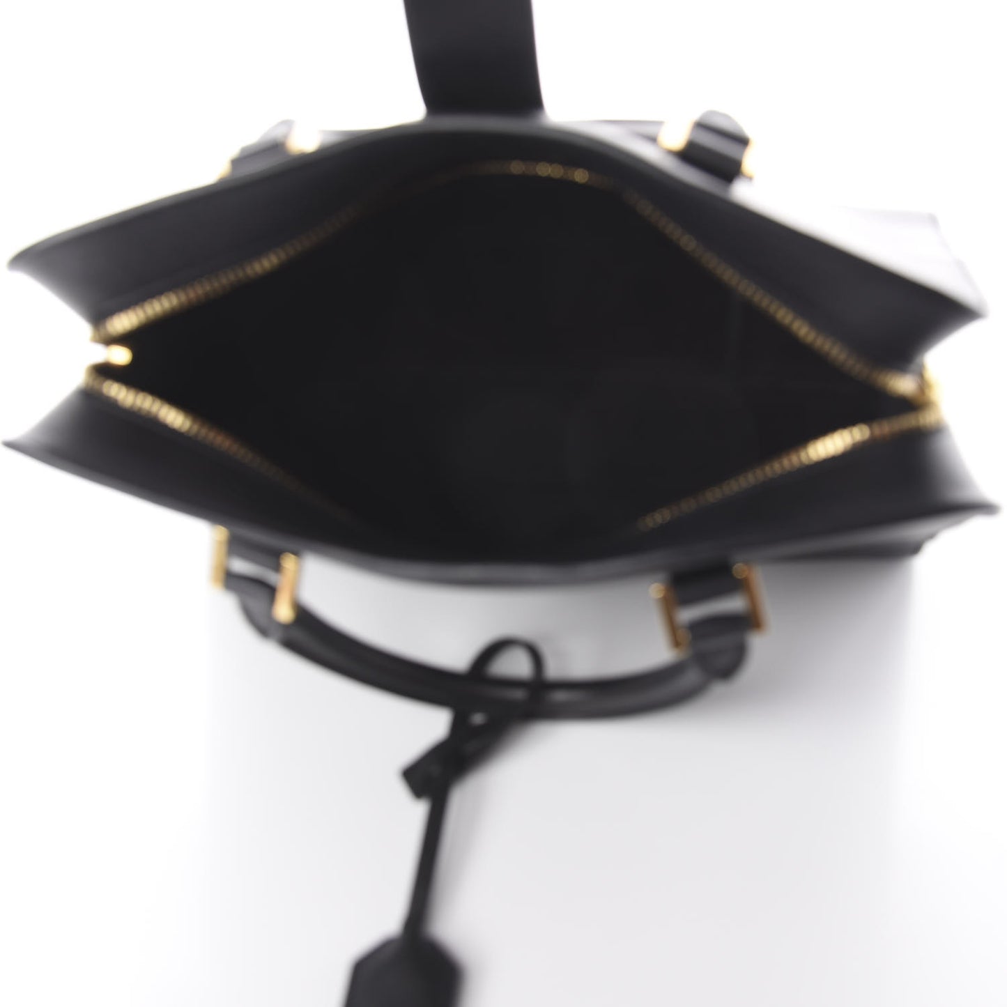 Smooth Calfskin Small Monogram Cabas Black