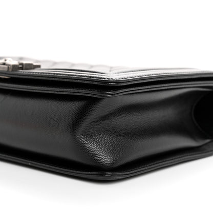 Chanel Caviar Quilted New Medium Boy Flap Black 10 of 10