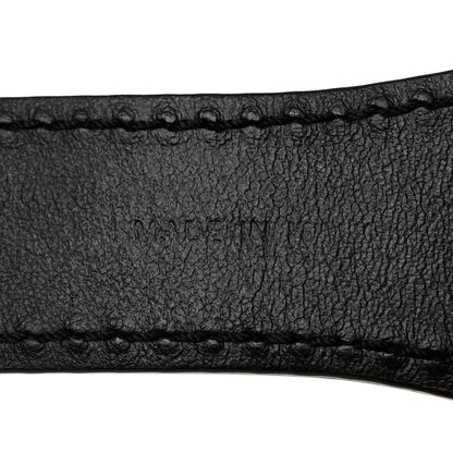 Christian Dior Canvas Embroidered Large Book Belt 85 34 Bleu 6 of 7