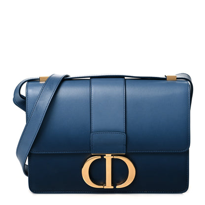 Christian Dior Smooth Calfskin Gradient 30 Montaigne Flap Bag Indigo Blue 1 of 12