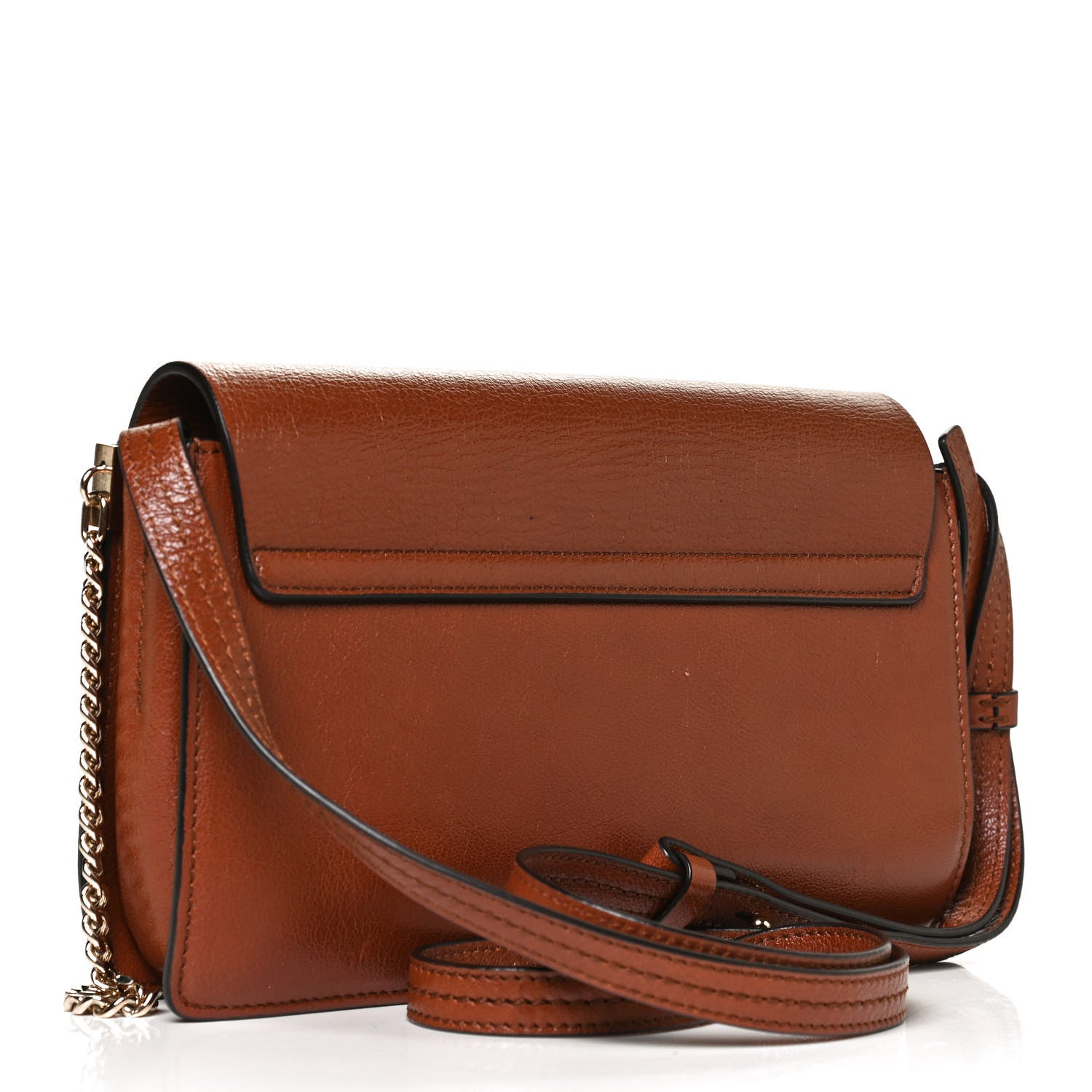 Chloe Calfskin Small Faye Shoulder Bag Tobacco 2 of 9
