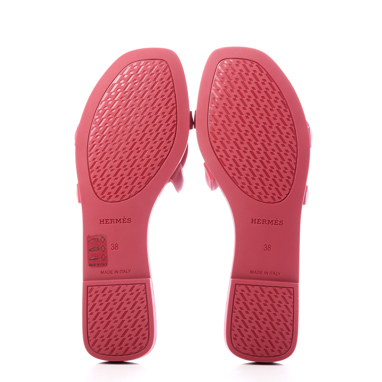 Rubber Aloha Sandals 38 Rose Baie