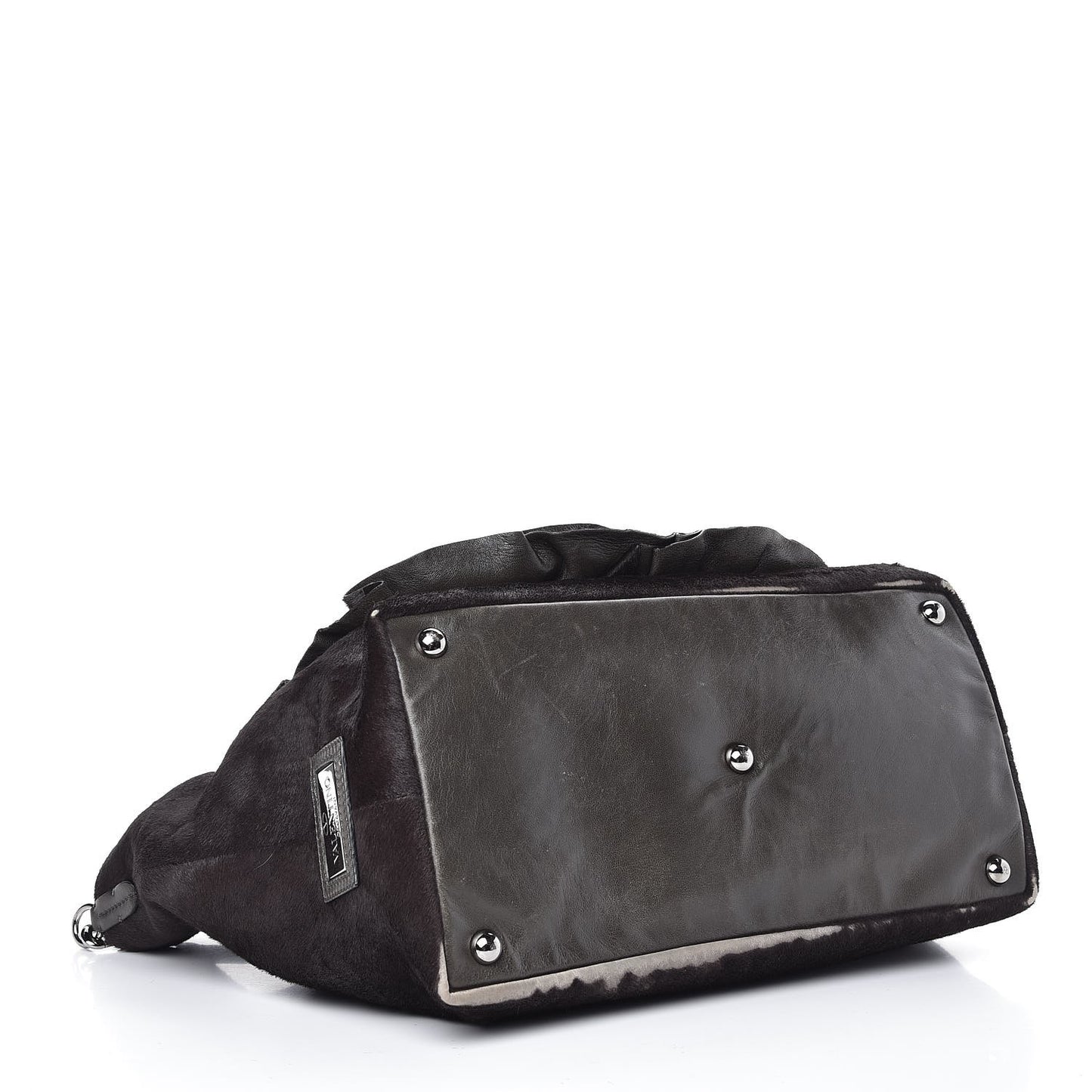 Calf Hair Petale Tote Brown