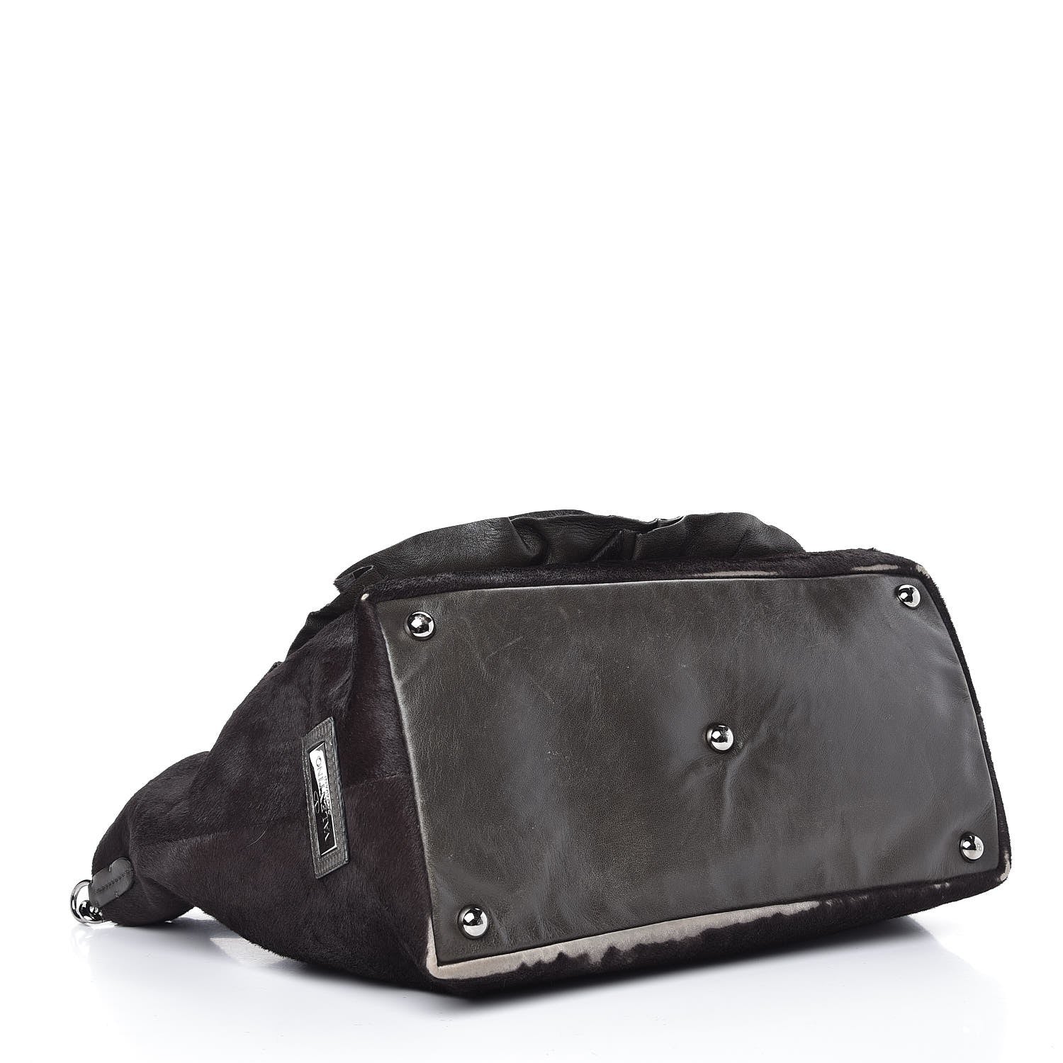 Valentino Garavani Calf Hair Petale Tote Brown 5 of 15
