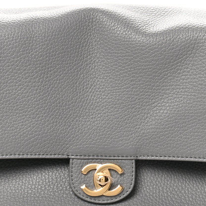 Chanel Grained Calfskin Small Souplissimo Maxi Flap Grey 7 of 10