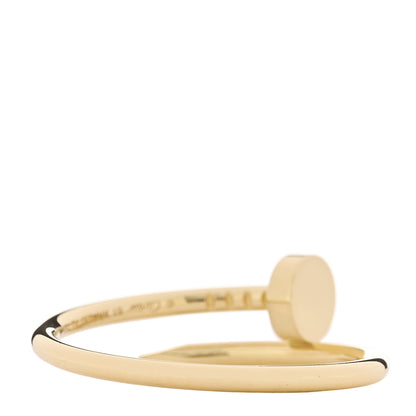 Cartier 18K Yellow Gold Small Juste Un Clou Ring 61 9.5 3 of 6