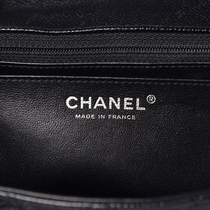 Chanel Caviar Quilted Jumbo Single Flap Black 7 of 15