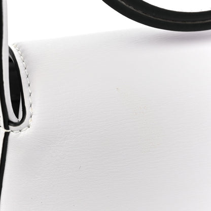 Valentino Garavani Calfskin Small Vlogo Chain Shoulder Bag Optic White 10 of 12