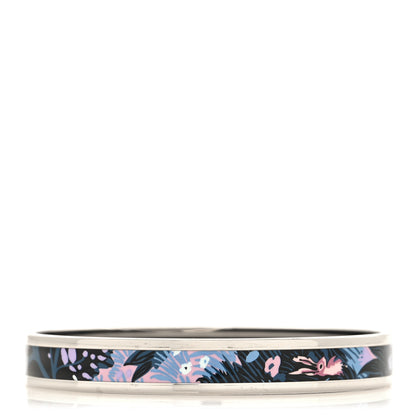 Hermes Enamel Printed Narrow Dans Un Jardin Anglais Bracelet 70 Arts And Crafts 3 of 5