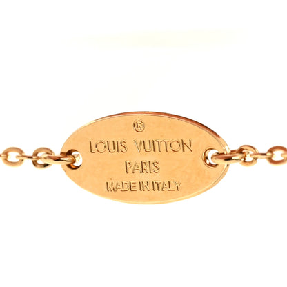 Louis Vuitton Brass Nanogram Bracelet Silver Gold 4 of 5