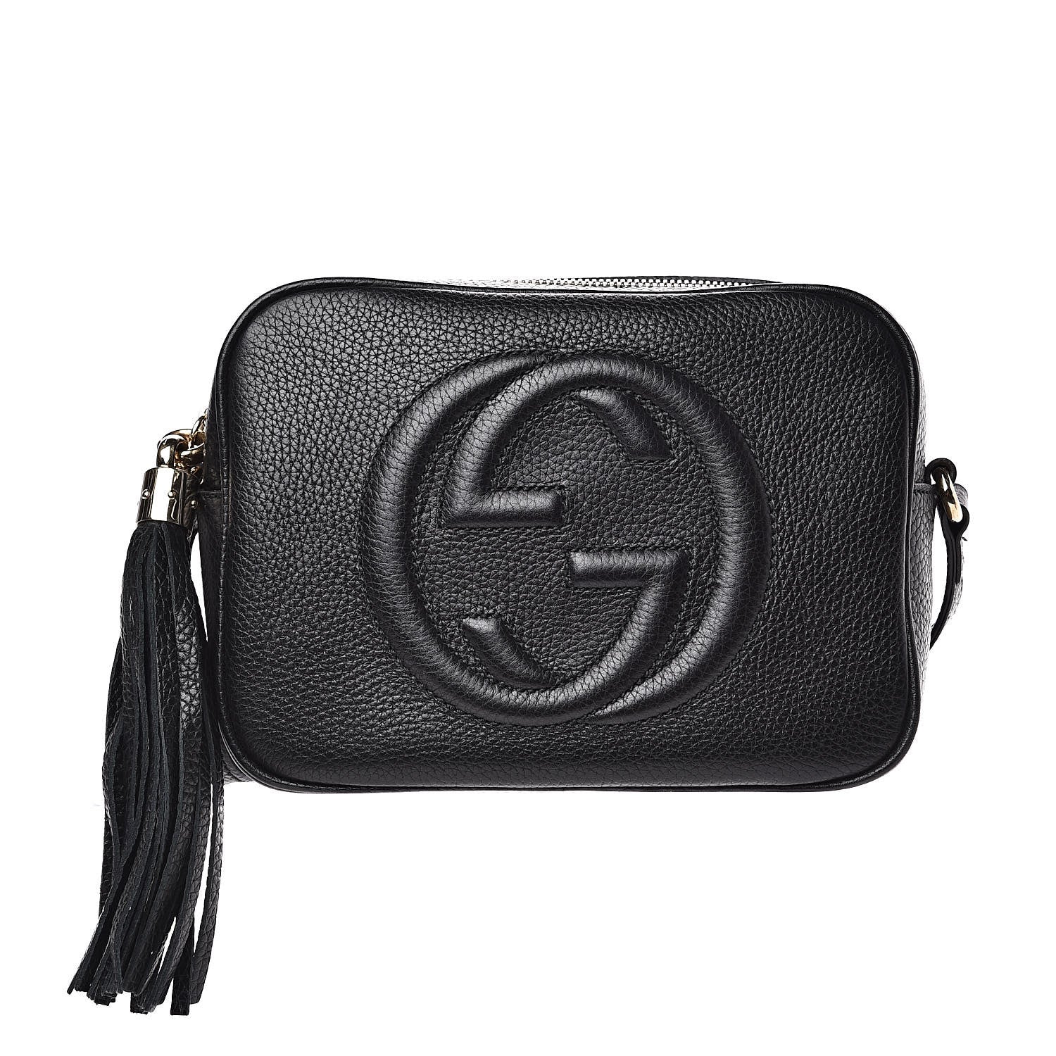 Gucci Pebbled Calfskin Small Soho Disco Bag Black 1 of 11