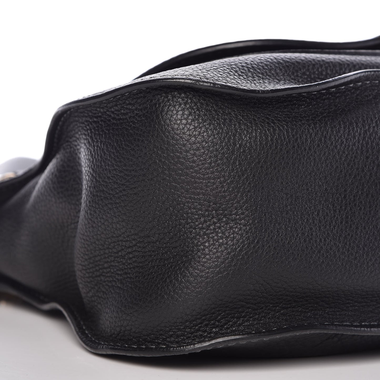 Calfskin Medium Marcie Satchel Black