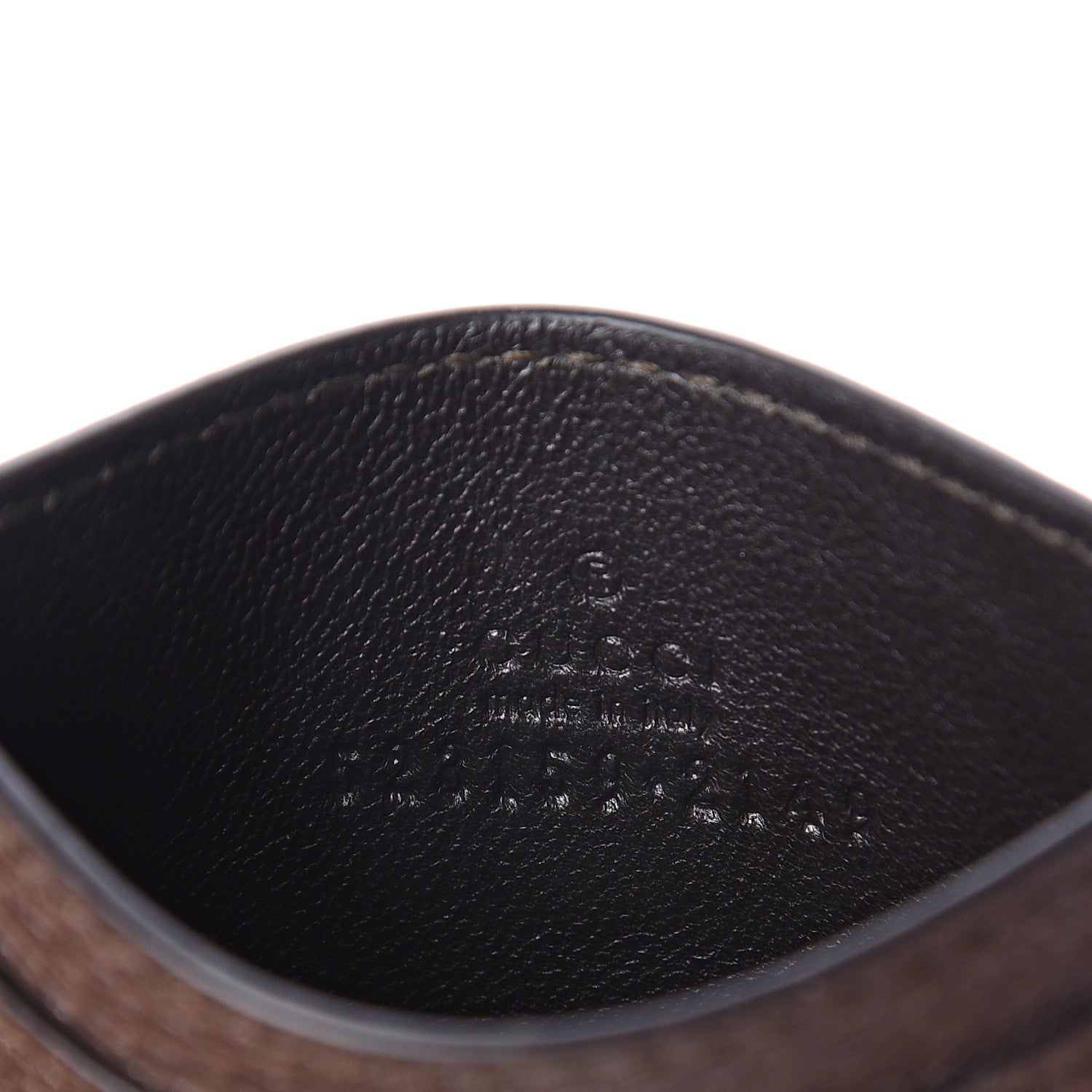 Gucci GG Supreme Monogram Ophidia Card Holder Brown 5 of 6