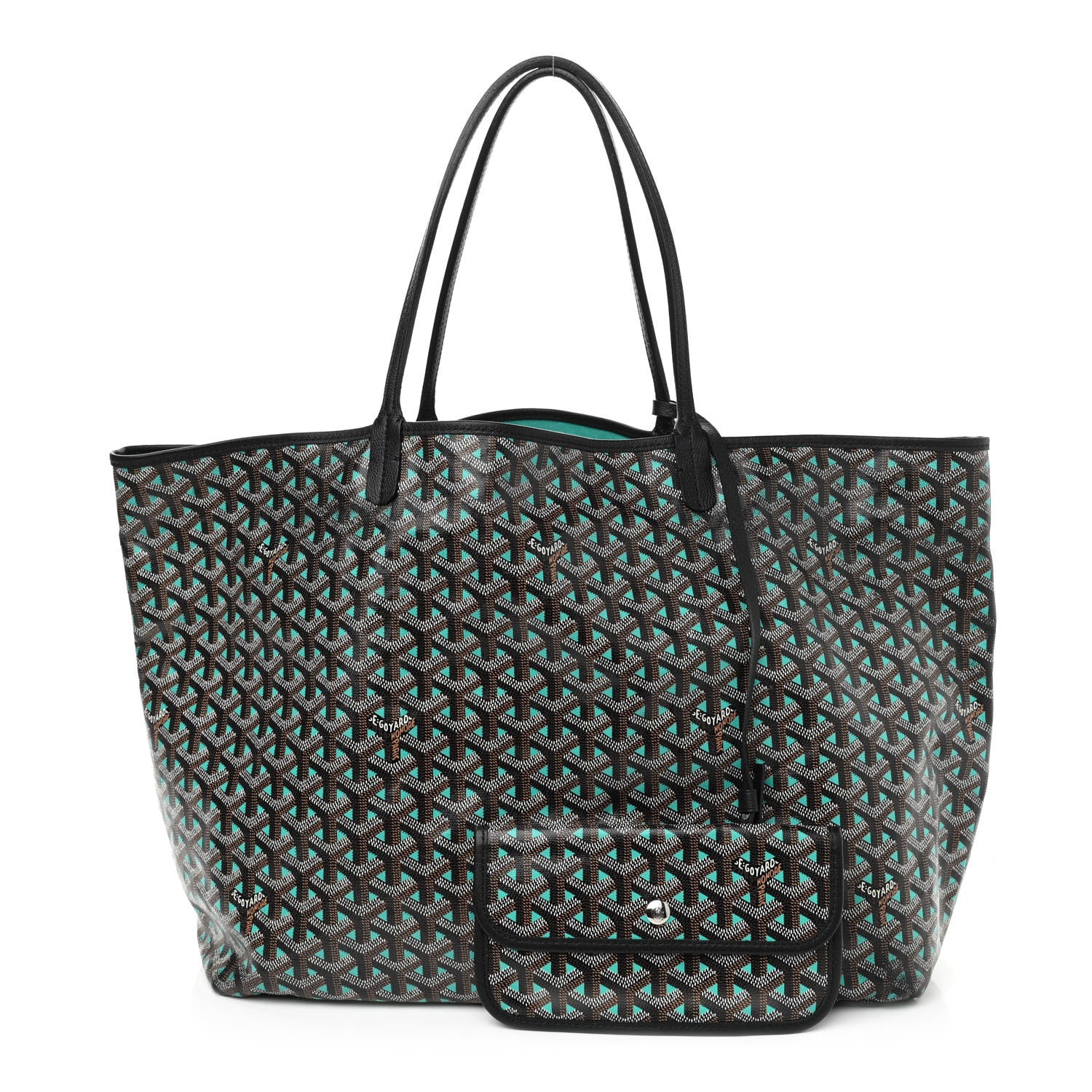 Goyard Goyardine Saint Louis Claire Voie GM Black Opaline 1 of 12