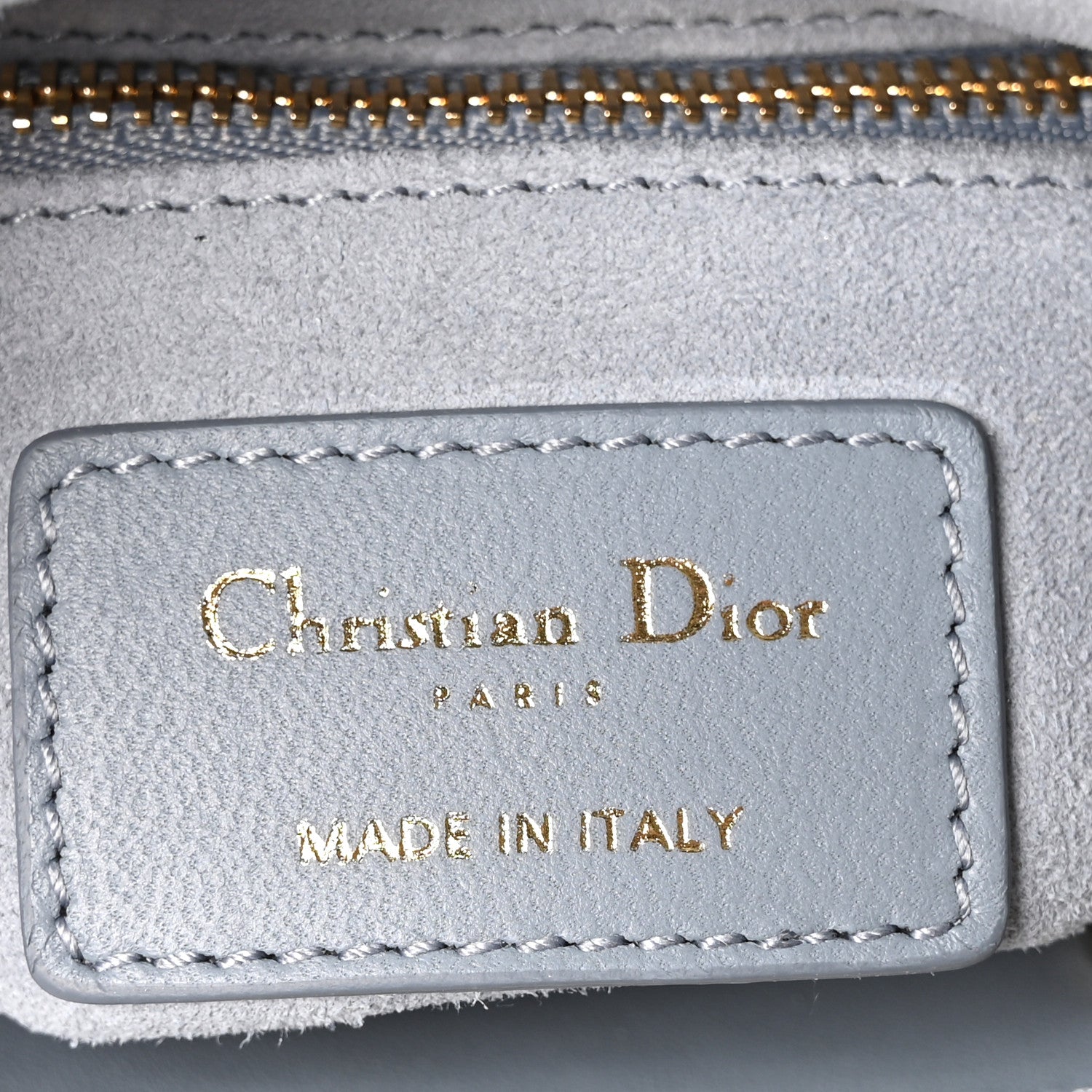 Christian Dior Lambskin Cannage Mini Lady Dior Cloud Blue 6 of 10
