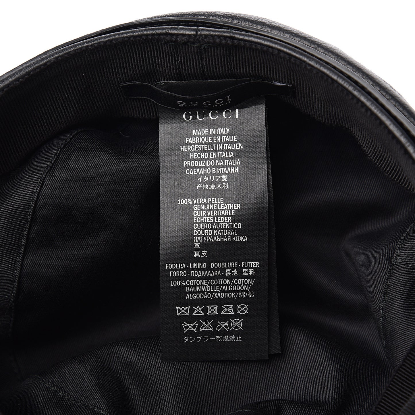 Calfskin Cellarius Hat S Black