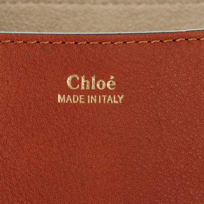 Chloe Calfskin Perforated Drew Shoulder Bag Caramel 6 of 7