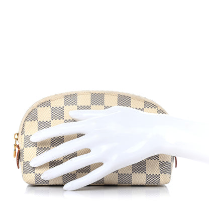 Louis Vuitton Damier Azur Cosmetic Pouch 2 of 7