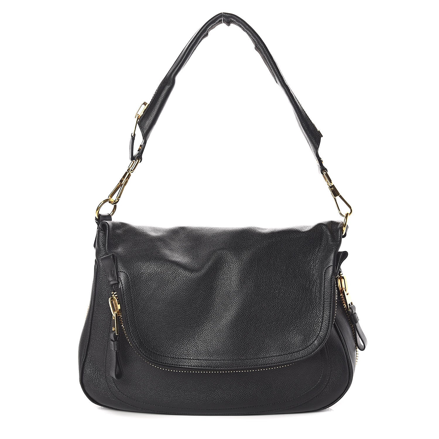 Tom Ford Grained Calfskin Large Jennifer Black 1 of 8