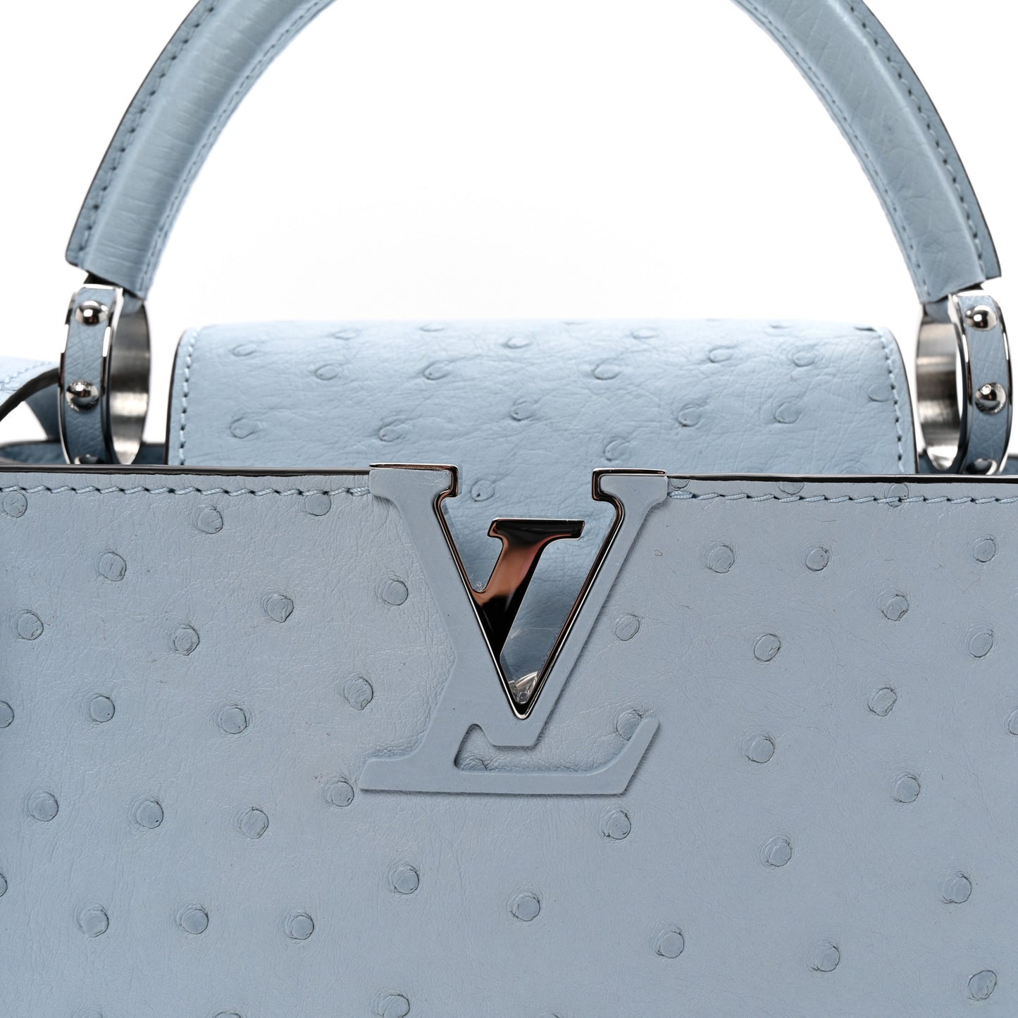 Ostrich Flower Chain Capucines BB Light Blue