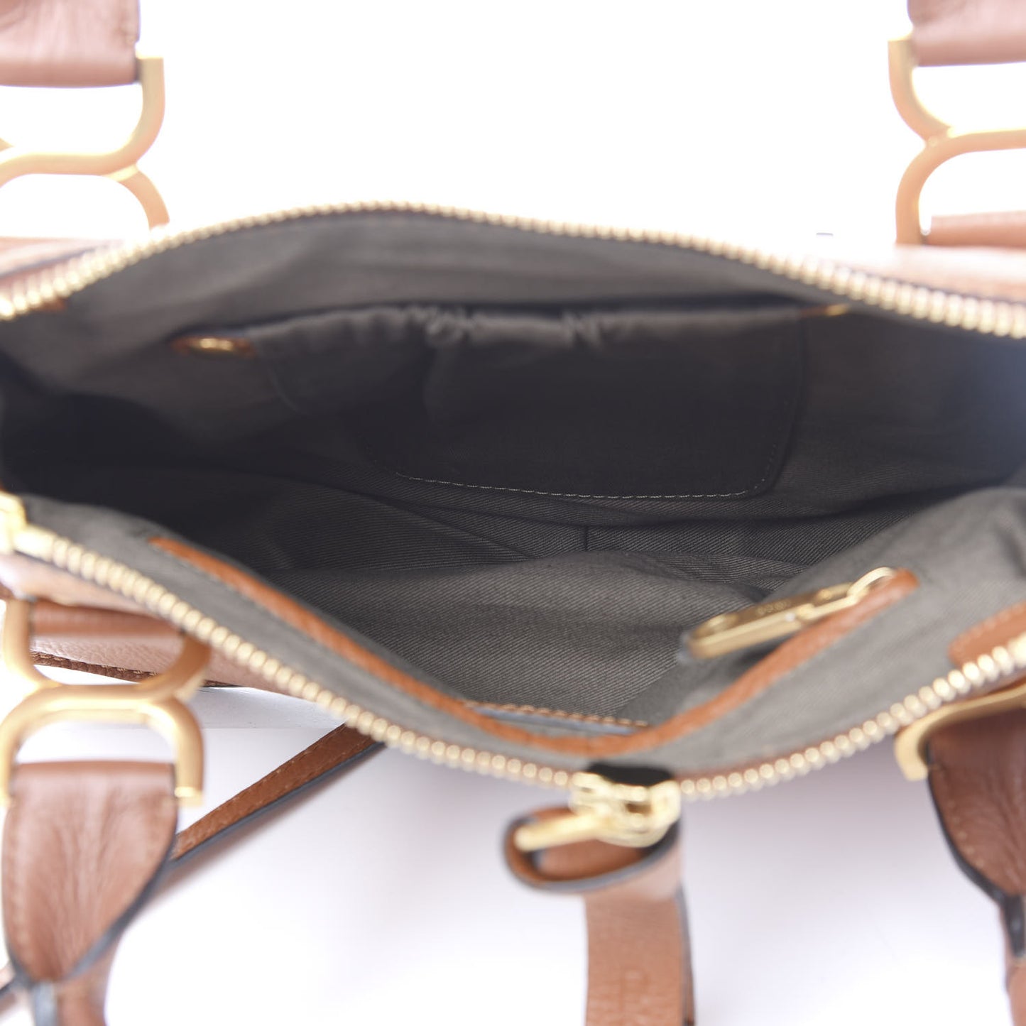 Calfskin Small Marcie Satchel Tan