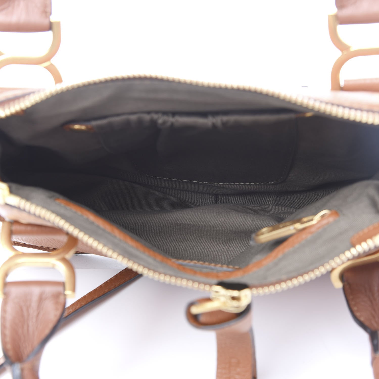 Chloe Calfskin Small Marcie Satchel Tan 4 of 8