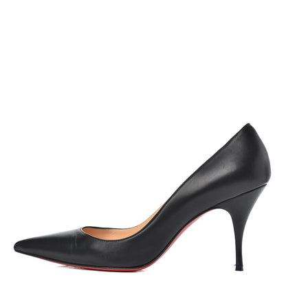 Christian Louboutin Nappa Shiny Pigalle 85 Pumps 38 Black 1 of 11