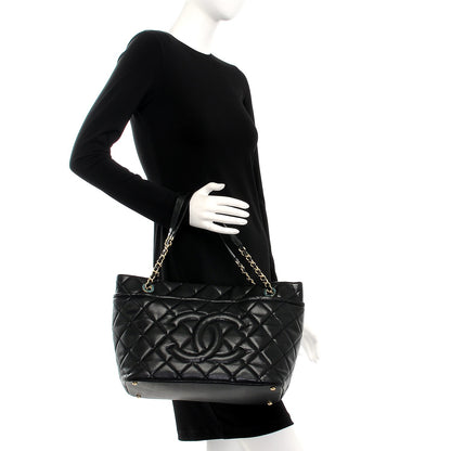 Chanel Caviar Quilted Timeless CC Soft Tote Black 2 of 11