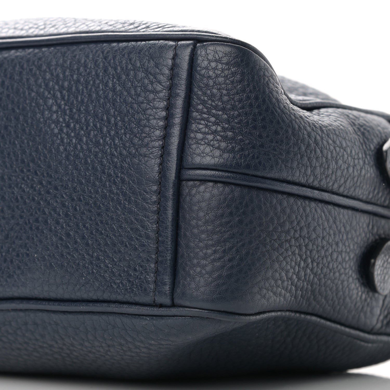Prada Vitello Daino Medium Double Zip Shoulder Bag Baltico 12 of 12