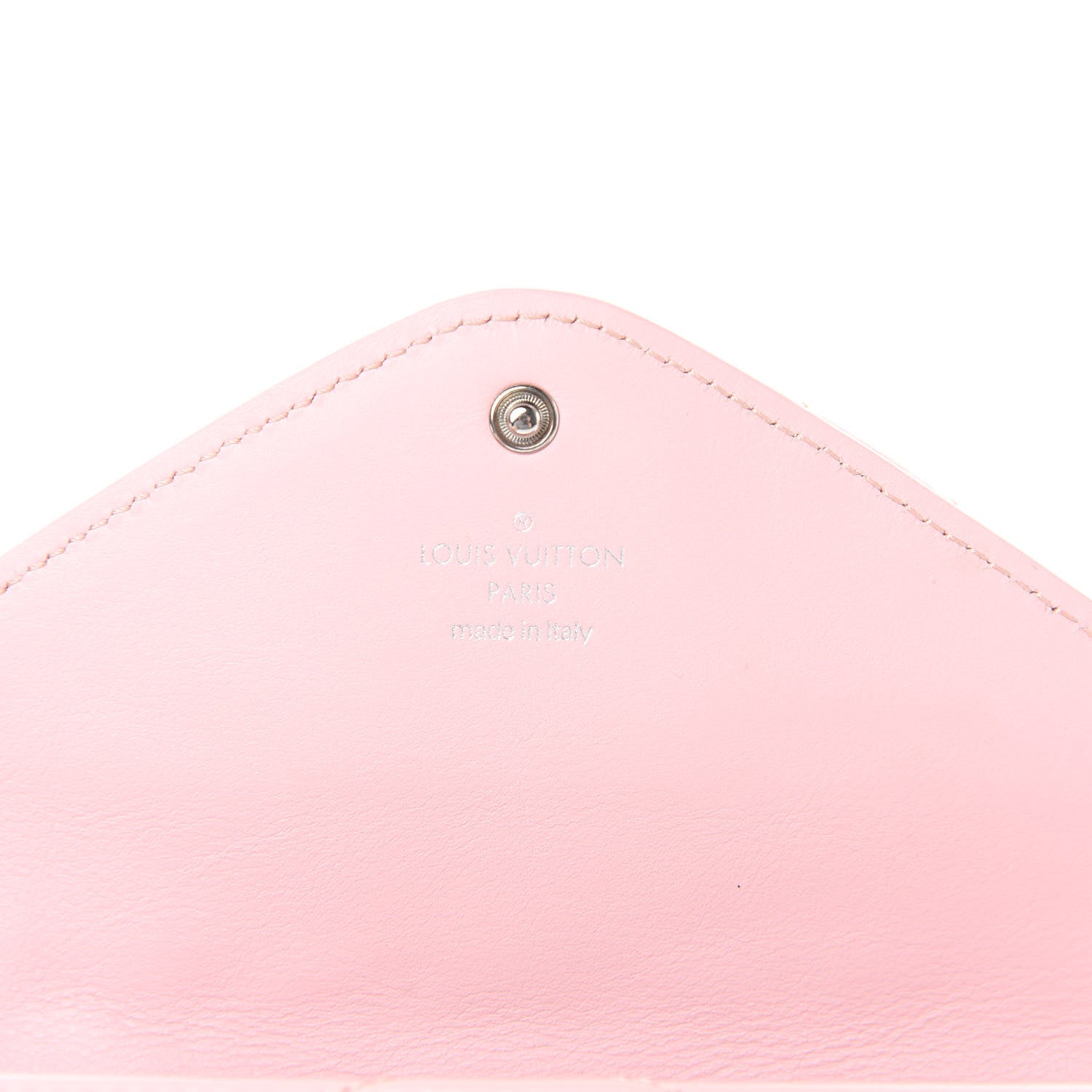 Louis Vuitton Calfskin New Wave Long Wallet Smoothie Pink 6 of 10