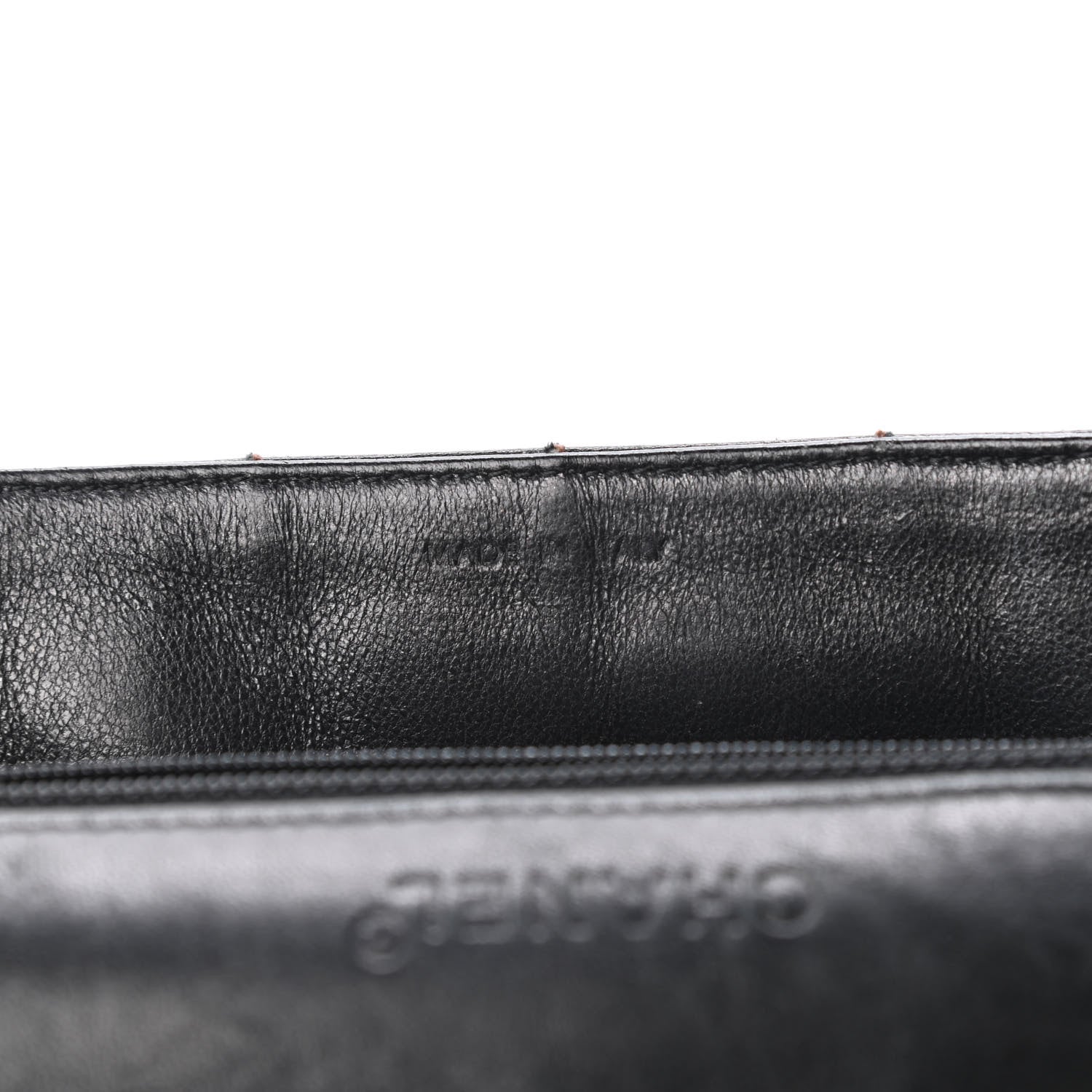 Chanel Lambskin Contrast Stitched Single Flap Black 6 of 11