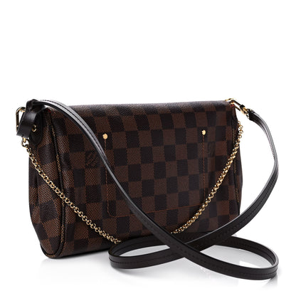 Louis Vuitton Damier Ebene Favorite MM 3 of 10