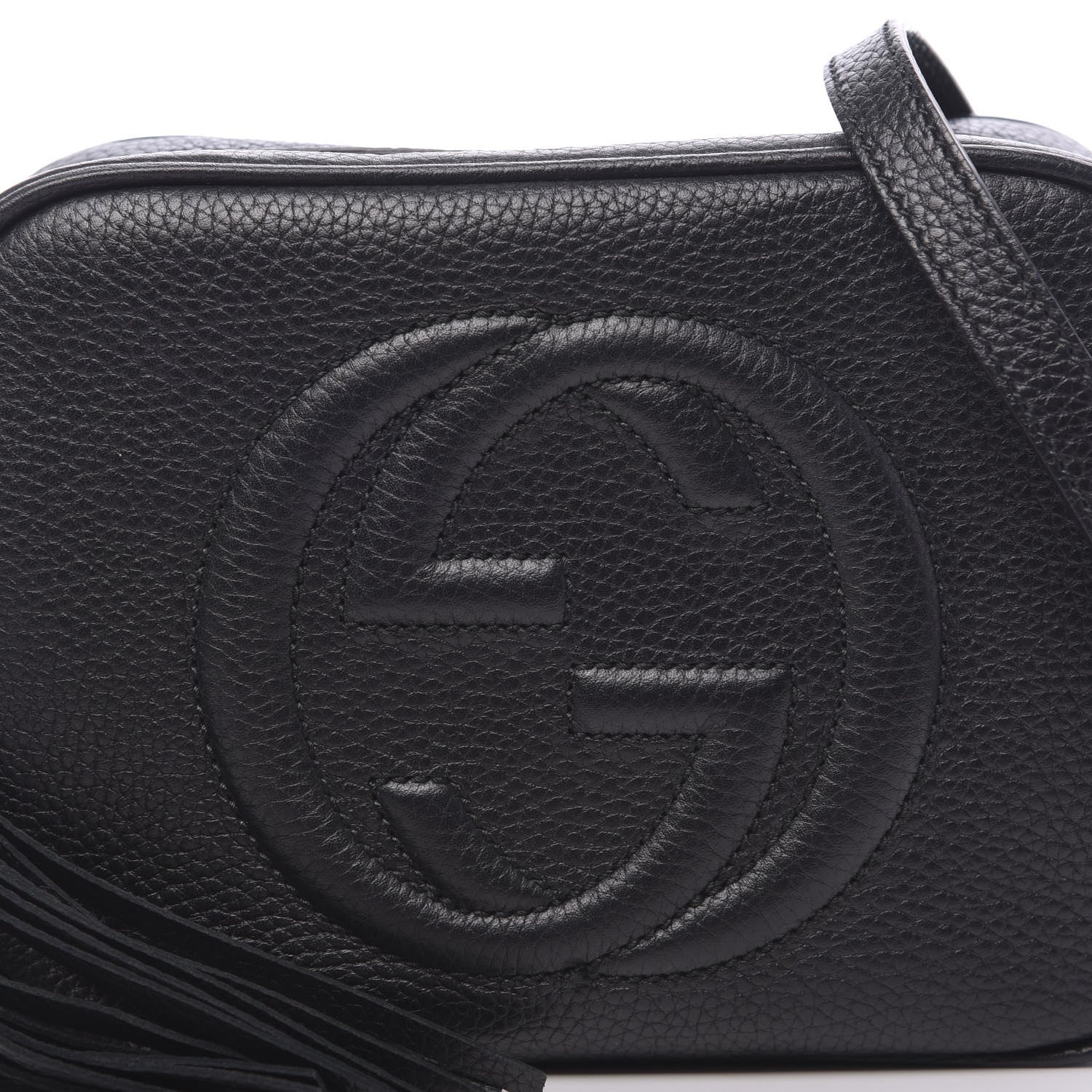 Gucci Pebbled Calfskin Small Soho Disco Bag Black 11 of 11
