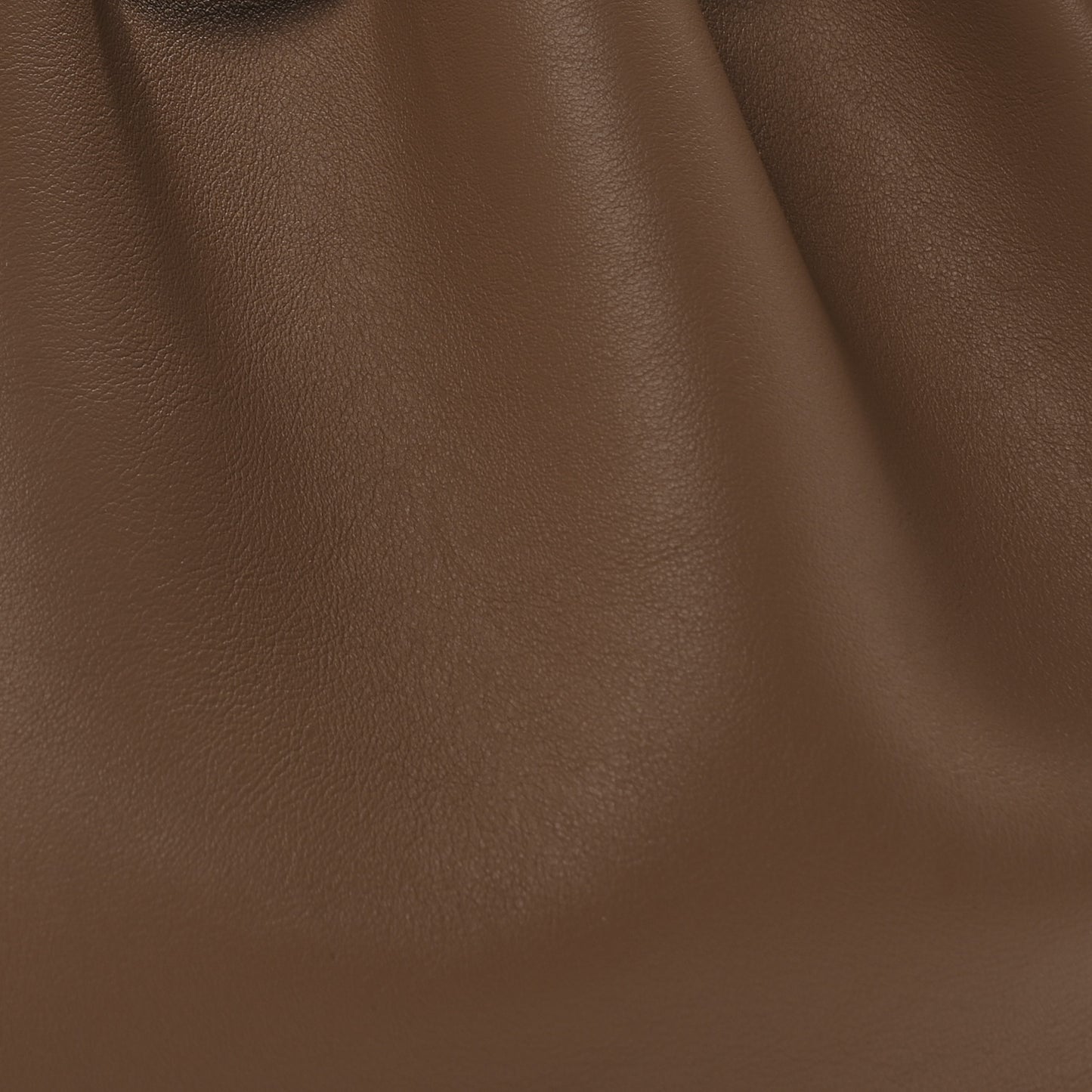 Calfskin Flores Drawstring Bag Biscotto