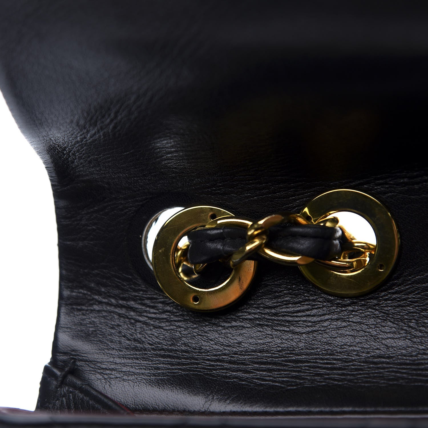 Chanel Lambskin Quilted XL Jumbo Single Flap Black 7 of 11