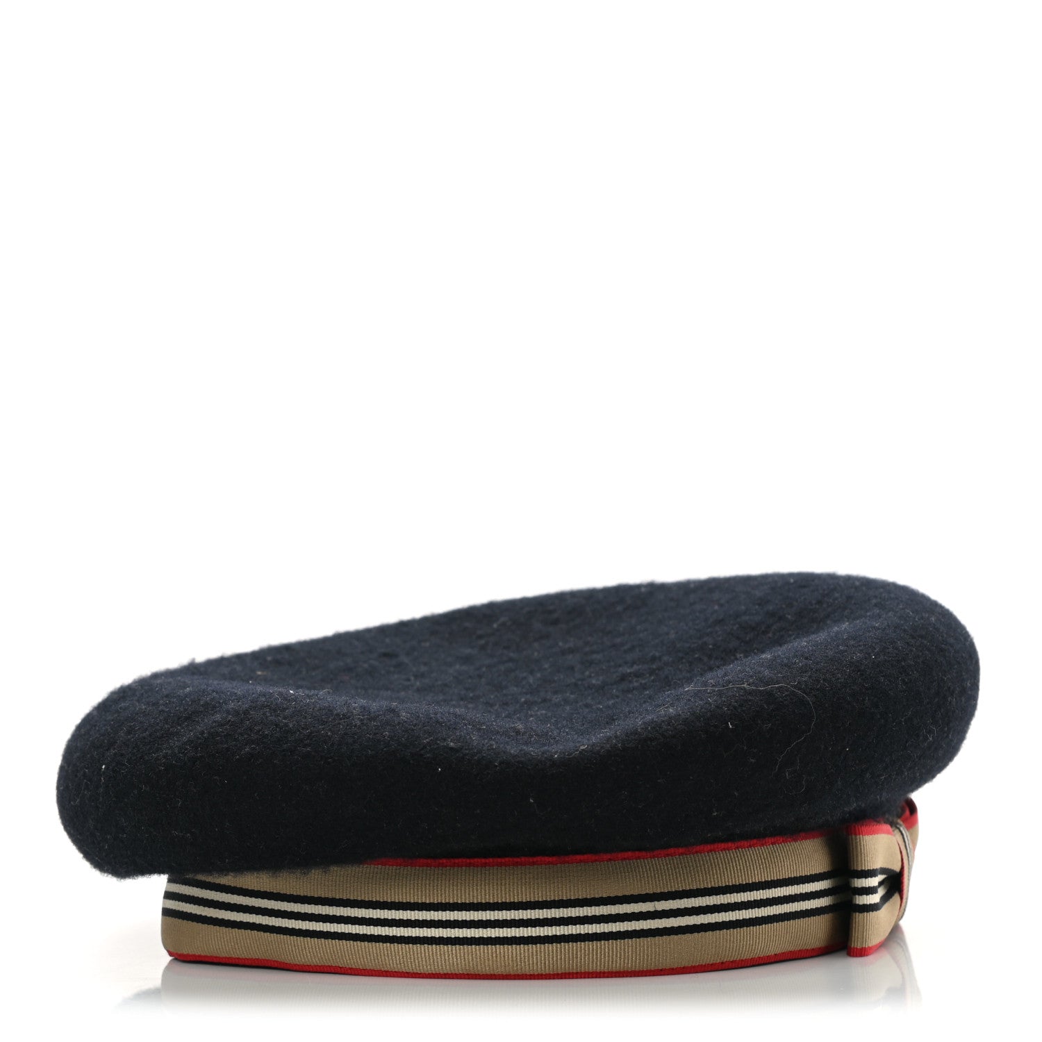 Burberry Wool Kids Beret 8-12Y Black 3 of 8