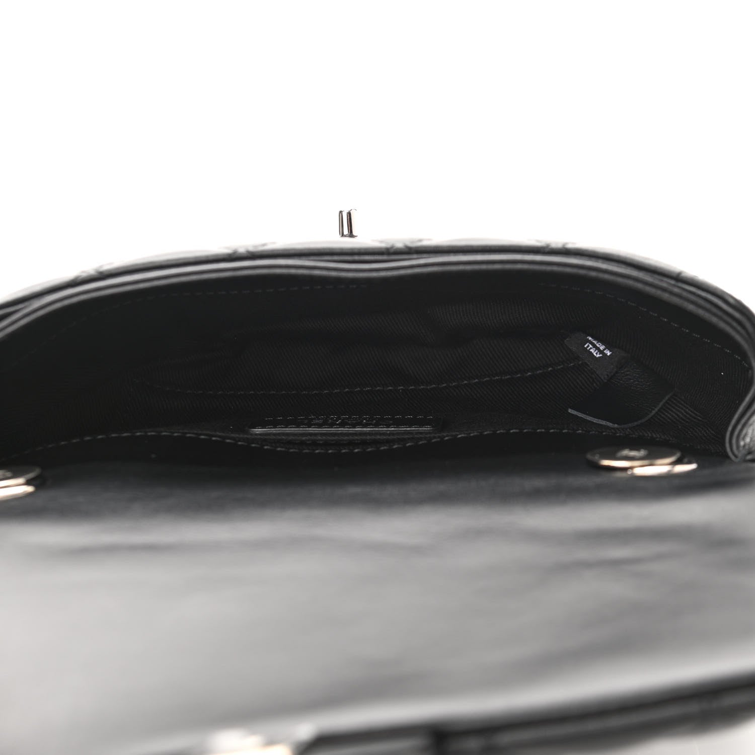 Chanel Calfskin Quilted CC Uniform Flap Belt Bag Black 5 of 10