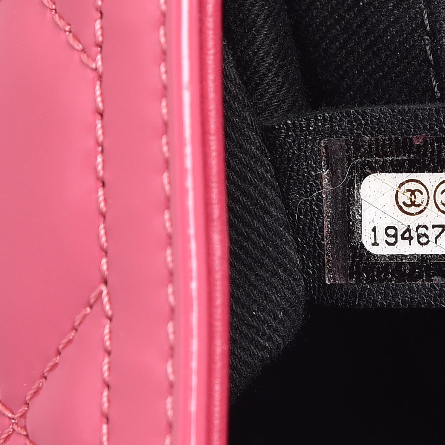 Chanel Patent Quilted Large Coco Shine Flap Pink 7 of 11