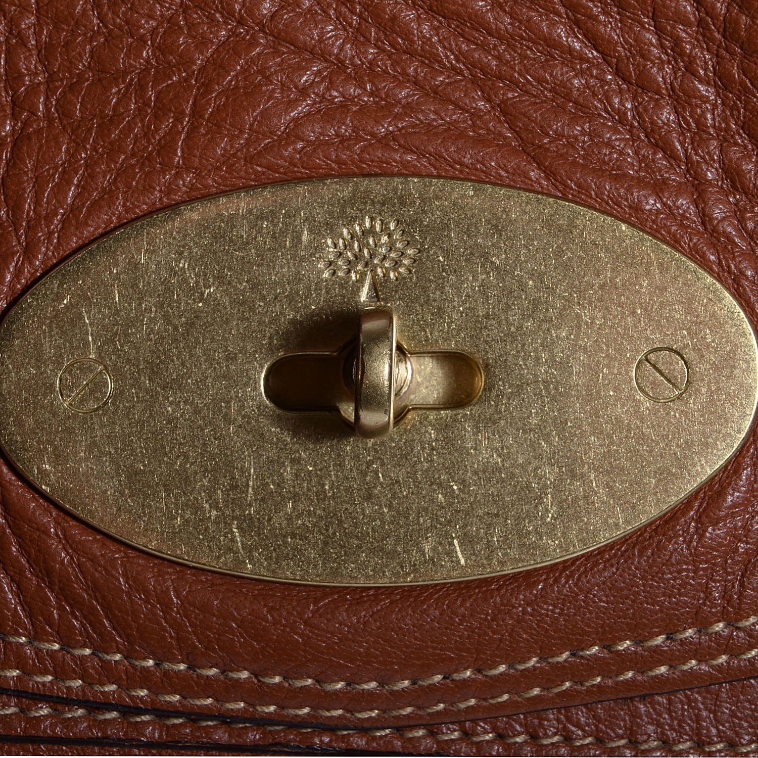 Mulberry Soft Buffalo Leather Oversized Alexa Oak 4 of 13