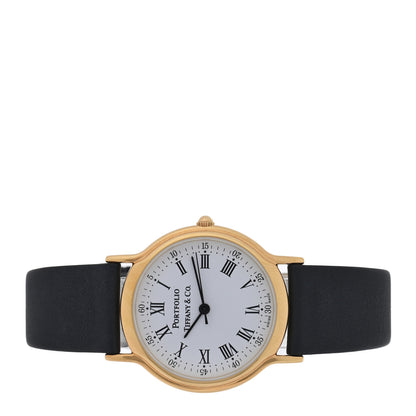 Tiffany Stainless Steel Calfskin 32mm Portfolio Quartz Watch 2 of 5