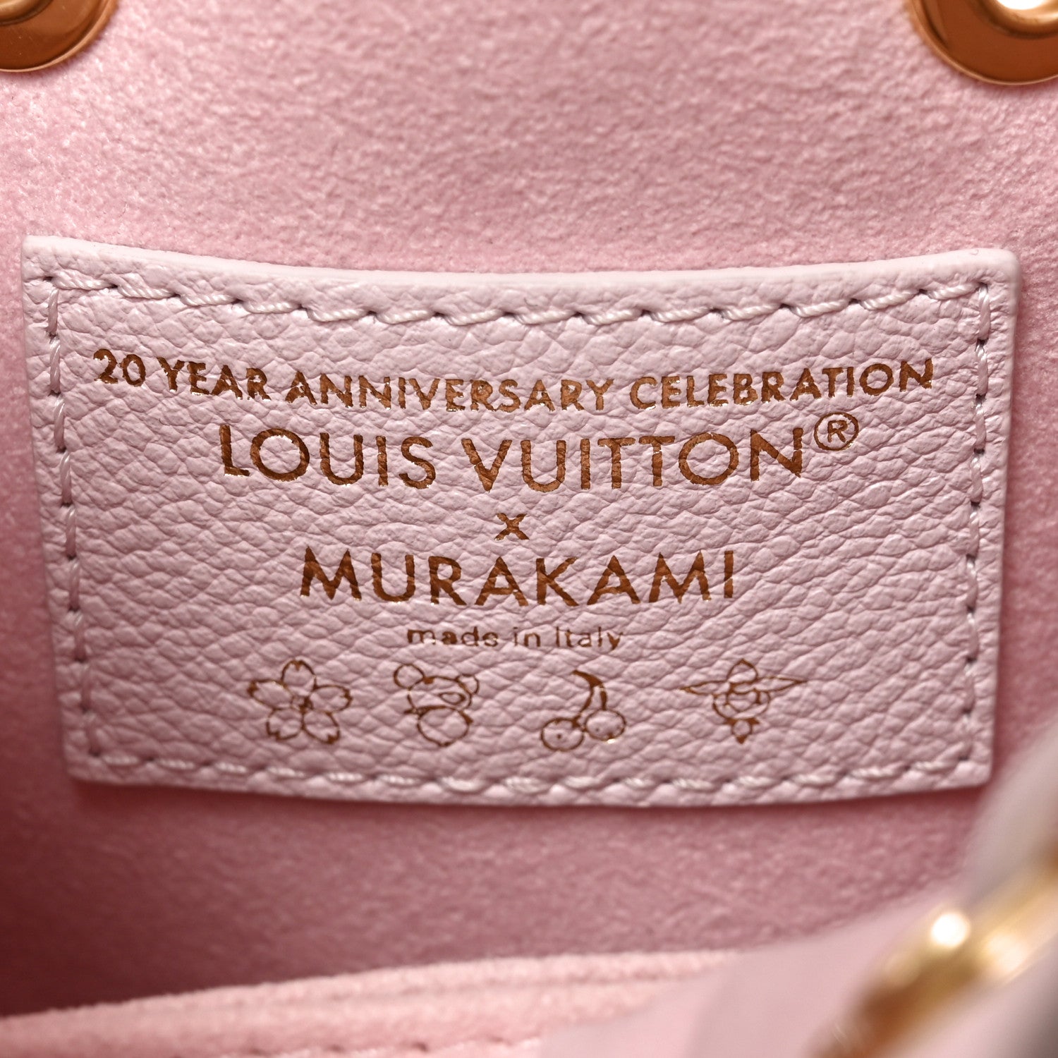 Louis Vuitton LV X TM Empreinte Cherry Blossom Neonoe BB Pink 6 of 9