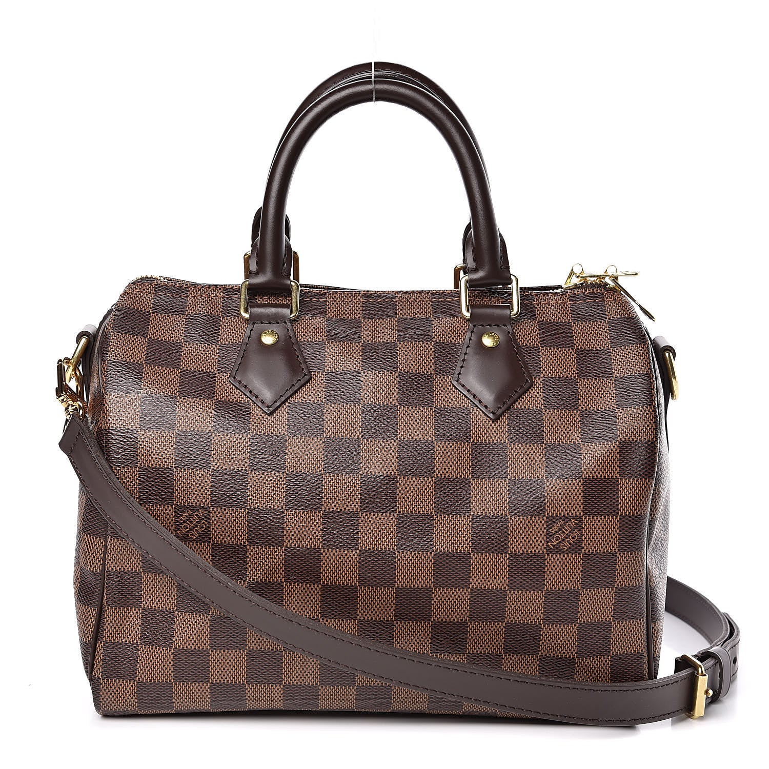 Louis Vuitton Damier Ebene Speedy Bandouliere 25 1 of 10