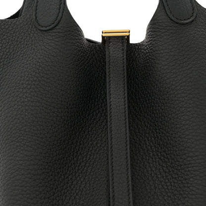 Hermes Taurillon Clemence Picotin Lock 18 PM Black 8 of 11