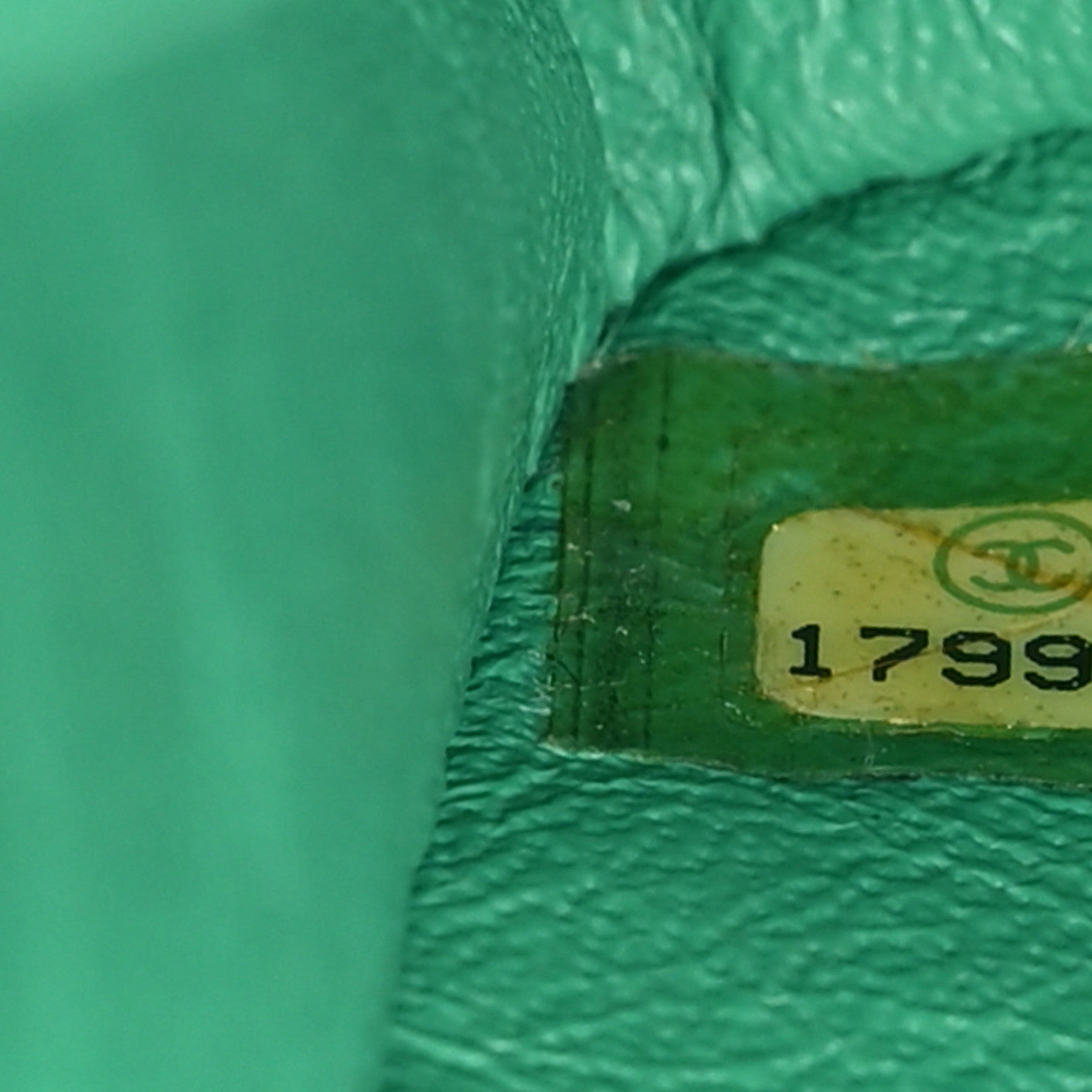 Lambskin Quilted Jumbo Double Flap Green
