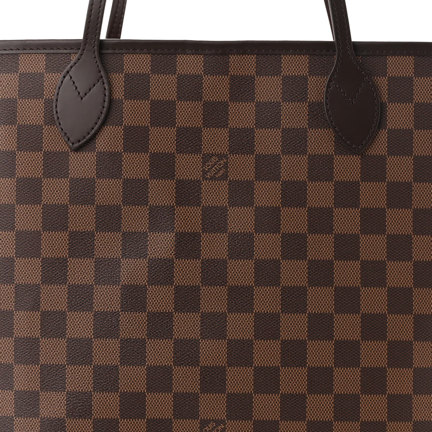 Louis Vuitton Damier Ebene Neo Neverfull MM Rose Ballerine 9 of 11
