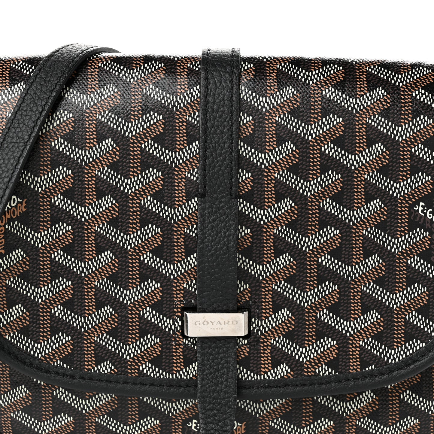 Goyardine Belvedere II PM Messenger Bag Black Black