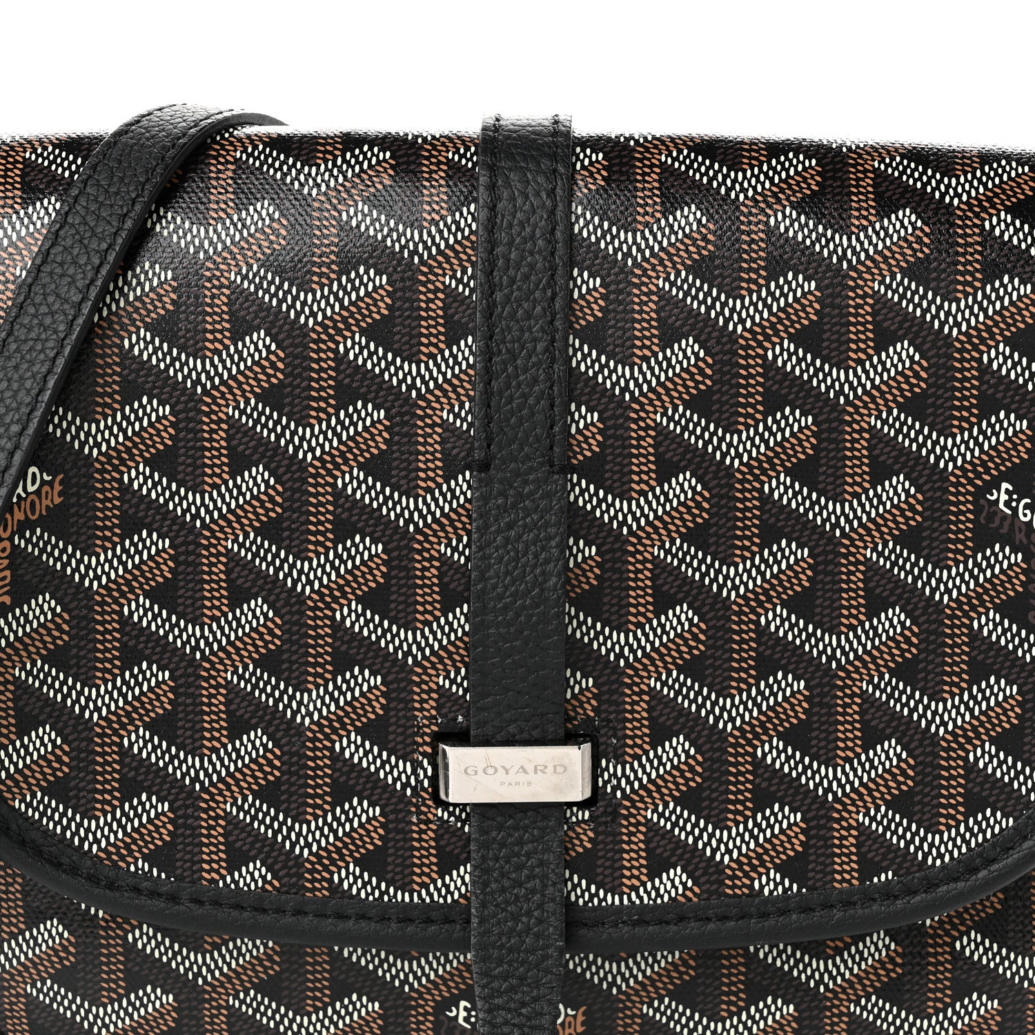 Goyard Goyardine Belvedere II PM Messenger Bag Black Black 7 of 9