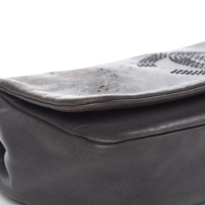Chanel Lambskin Studded CC East West Flap Grey 11 of 14